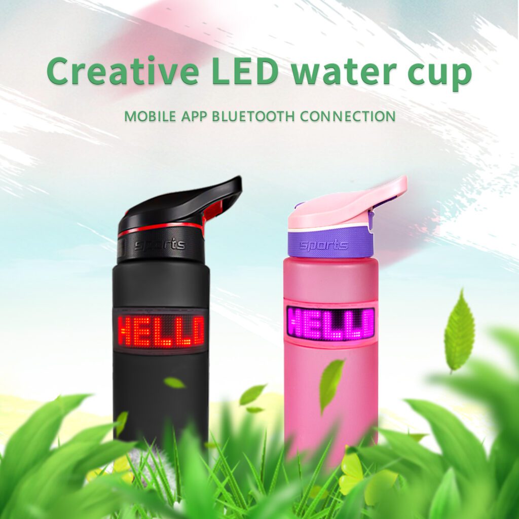 Smart LED Display Water Bottle Mobile Phone Con... Smart LED Display Water Bottle Mobile Phone Con...